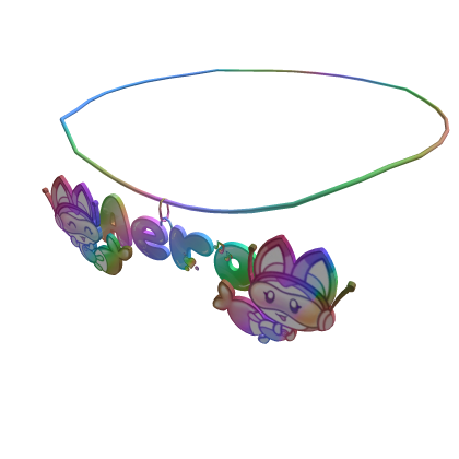 Rainbow Frutiger Aero Necklace