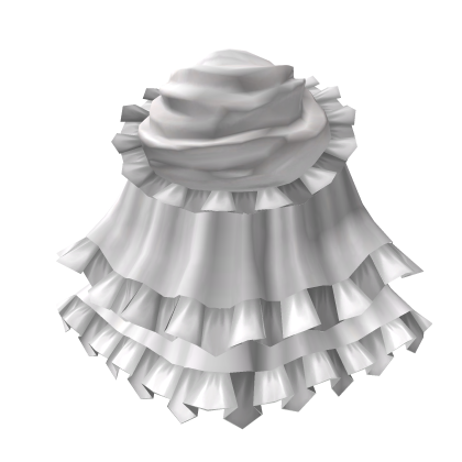 Rococo Back Bustle White