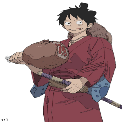 Luffy "Eating" One piece Roblox decal