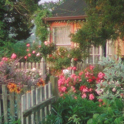 cottage core village