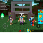 We play blox burg!