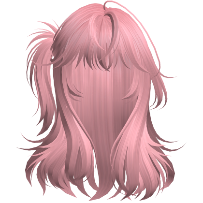 Pink Lush Half Up Hair Roblox item