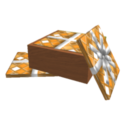Box of Gold Wrapping Paper 