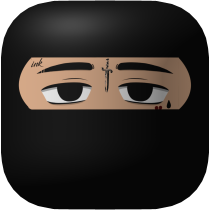 Man Gangster Skimask Face Roblox item