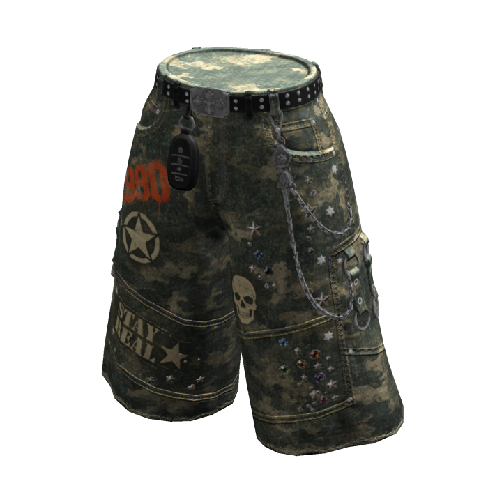 MJ - Jorts Denim Army