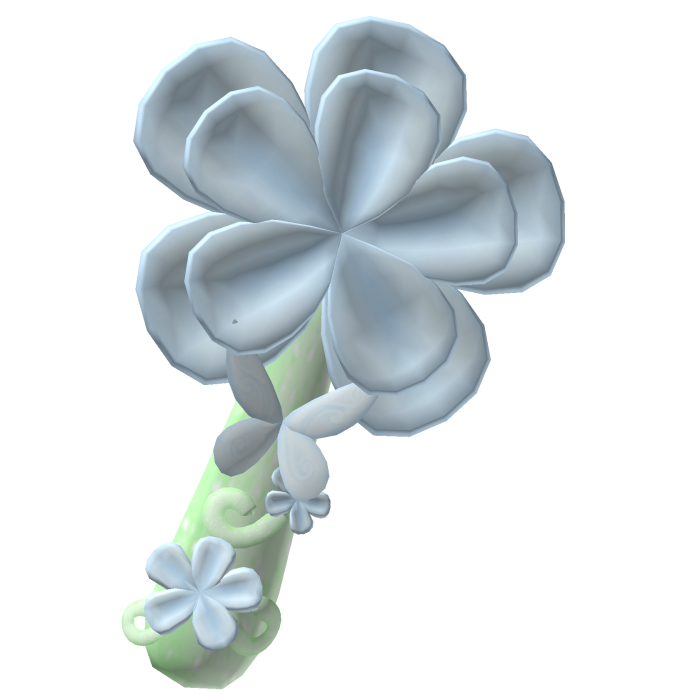 . ‿ ♡ silvermist blue water fairy wand !