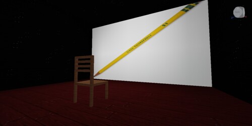 Stare At A Pencil While Sitting On A Chair
