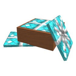 Box of Blue Wrapping Paper