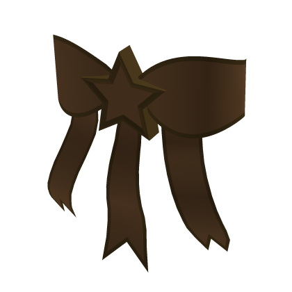 Dark Brown SuperStar Bow for Korblox