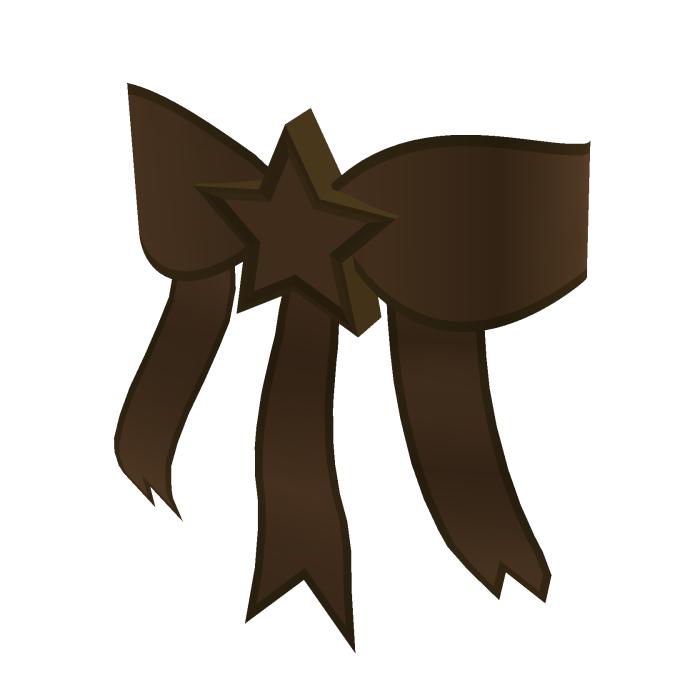 Dark Brown SuperStar Bow for Korblox
