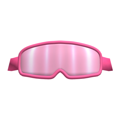 Hot Pink Ski Goggles