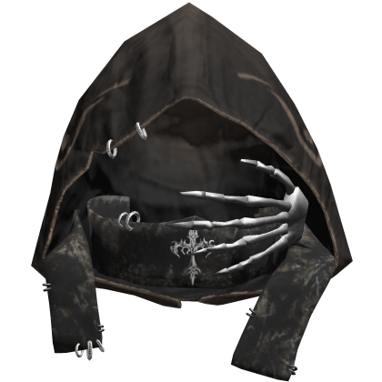 Camo Emo Skeleton Cross Grunge Gothic Hood