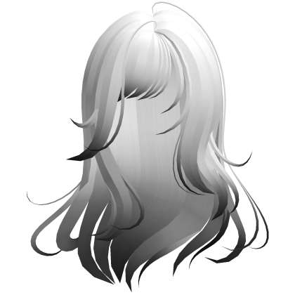 messy moe windy ethereal long hair white black