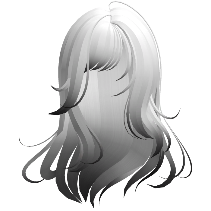 messy moe windy ethereal long hair white black