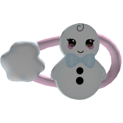 Cute Snowman Snow Christmas Hairclip