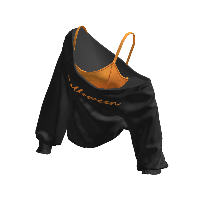 Halloween Cozy Baggy Autumn Sweater
