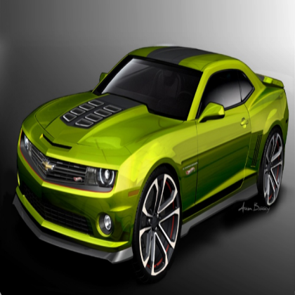 Epic Green Car Roblox decal