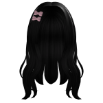 Hair with bows