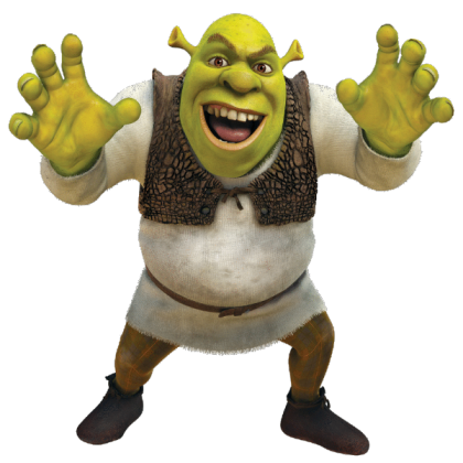 Shrek Transparent Roblox decal