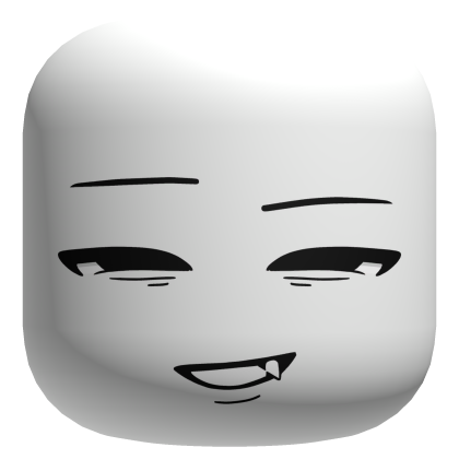 Cool Fang Face - White Roblox item