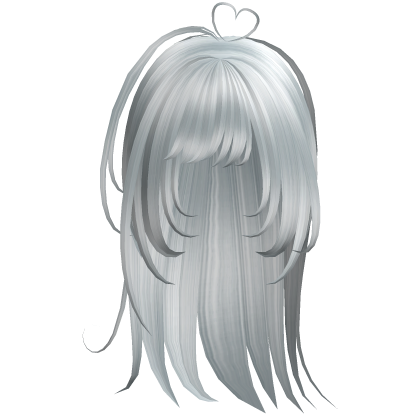 shoujo anime hair with heart cowlick teal Roblox item