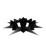 White Spiked Crown