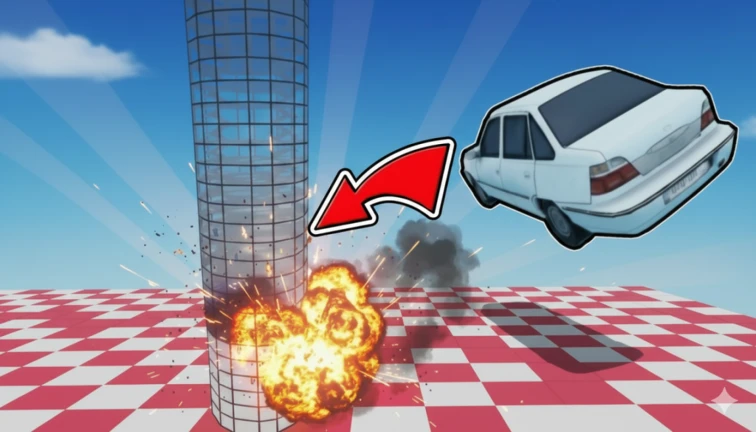 タワーを破壊する