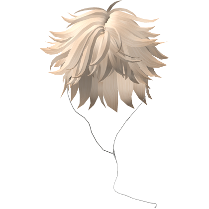 Y2K emo boy with headphones, blonde hair