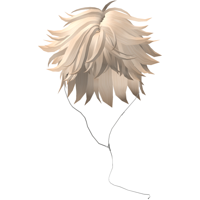 Y2K emo boy with headphones, blonde hair