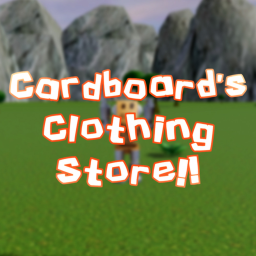 Cardboard's clothing store