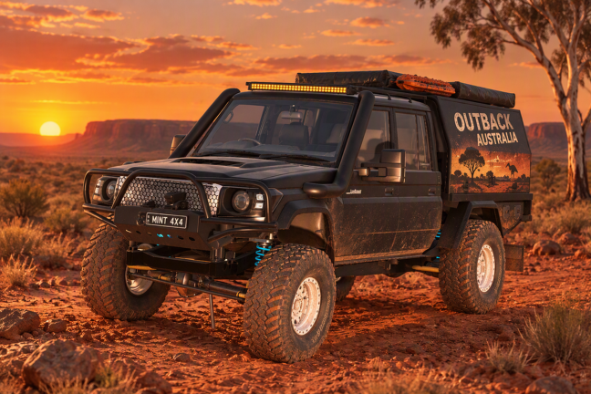 (NEW Car) Outback Australia