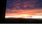 Dazzling sunset