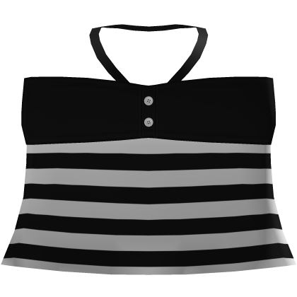 ♡ - cutest black striped top !