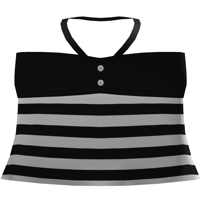 ♡ - cutest black striped top !