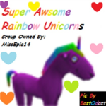 Super Awesome Rainbow Unicornz