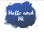 Hello And Hi!!!