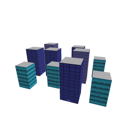 pack of buildings
