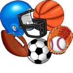 Sports Football, Basketball, Baseball, and Soccer