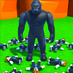 [UPD⚔️] 100 Humans vs 1 Gorilla