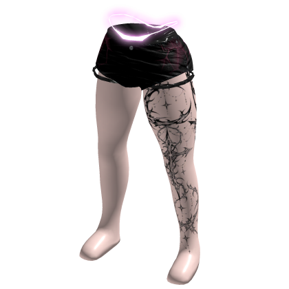 Shorts PINK With Tattoos MUYMAL /Emissive Glowing
