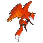 Winged foxes