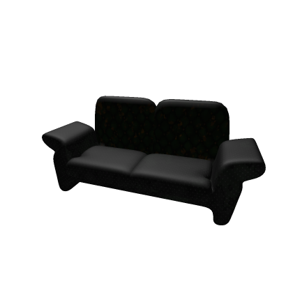 soft checkered black sofa