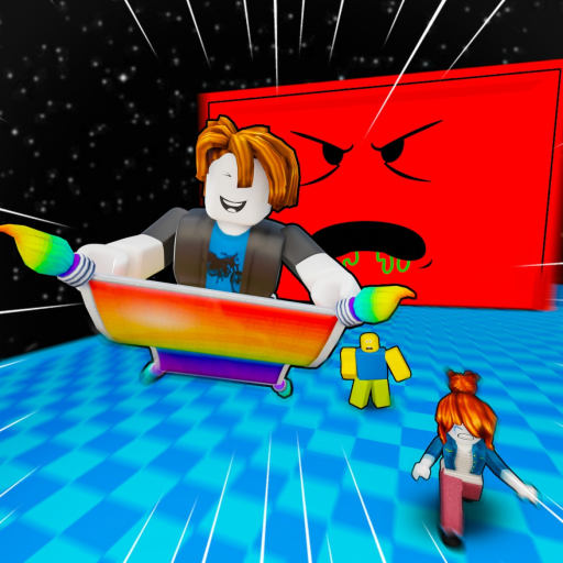 WALL with a FACE, Obby! official Roblox game thumbnail