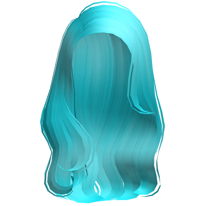 Dolly Side Part Wavy Hair (Ocean Blue)