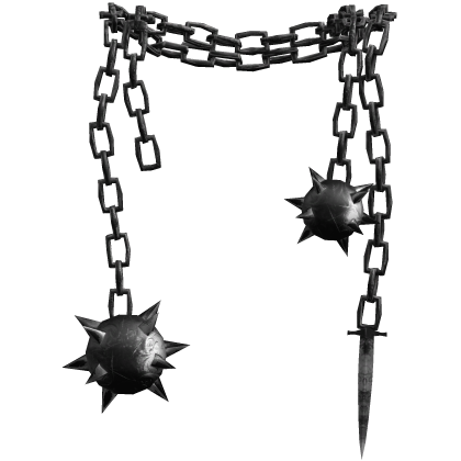 Black Neck Chains With Dagger thumbnail