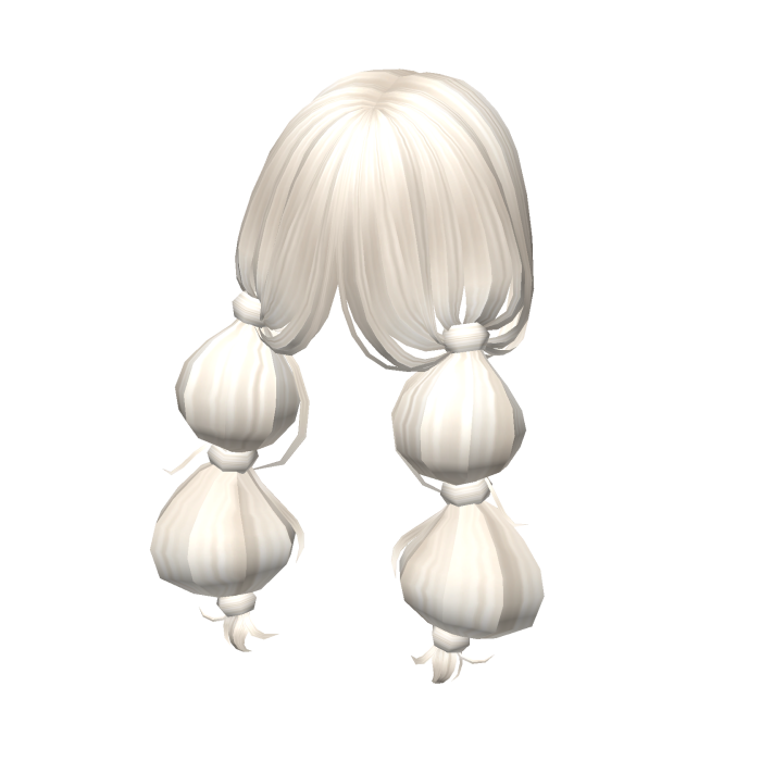 -',ৎ Loose Anime Bubble Braids in Ash Blonde