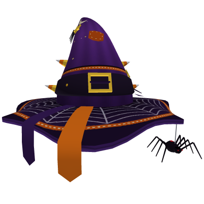 [1/1 UGC] Limited Witch Purple and Orange Hat