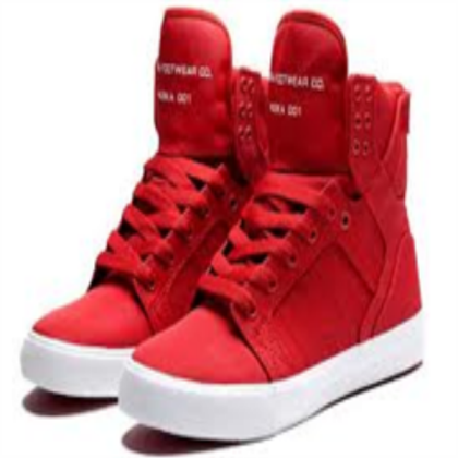 Awesome red supras Roblox decal