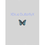 X Blue ButterflyX