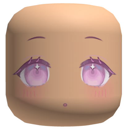 ♡ soft chibi innocent blush anime manga face Roblox item